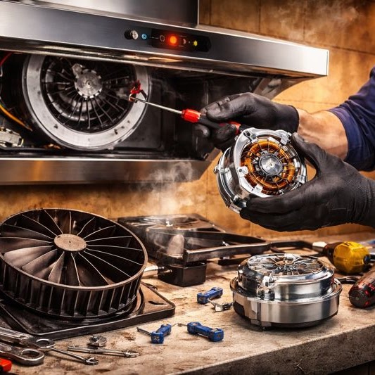 Chimney Motor Fan Repair Replacement